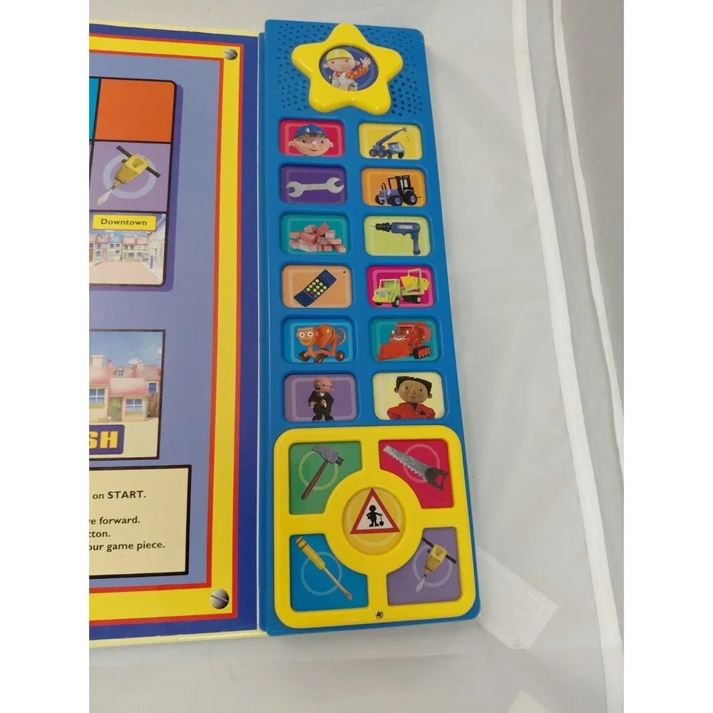Vintage 2003 Bob the Builder – Bob's Busy Building Day – Interactive Play Sound